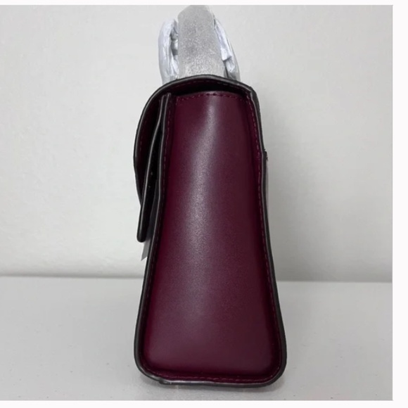 Michael Kors Sloan Double Flip Signature Leather Satchel - Picture 7 of 10